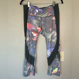 Layer 8 Spandex Workout Yoga Running Athleisure Leggings Pants Green/Multi-Color